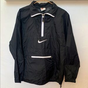 Vintage Nike Center Swoosh Nylon 1/4 Zip Jacket Size L